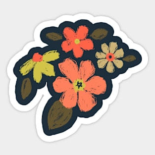 Autumn Flowers Sticker